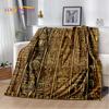 D Egyptian Mythology Pharaoh Hieroglyphics Soft Plush Throw Blanket Flannel Blanket for Living Room Bedroom Sofa Picnic