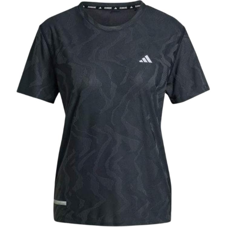 Adidas Ultimate HEAT.RDY Engineered Running T-Shirt Women Black IT3447 S
