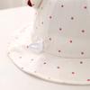 Polka Dot Cat Bow Baby Sun Hat - Adorable Spring/Summer Protection for Little Princess