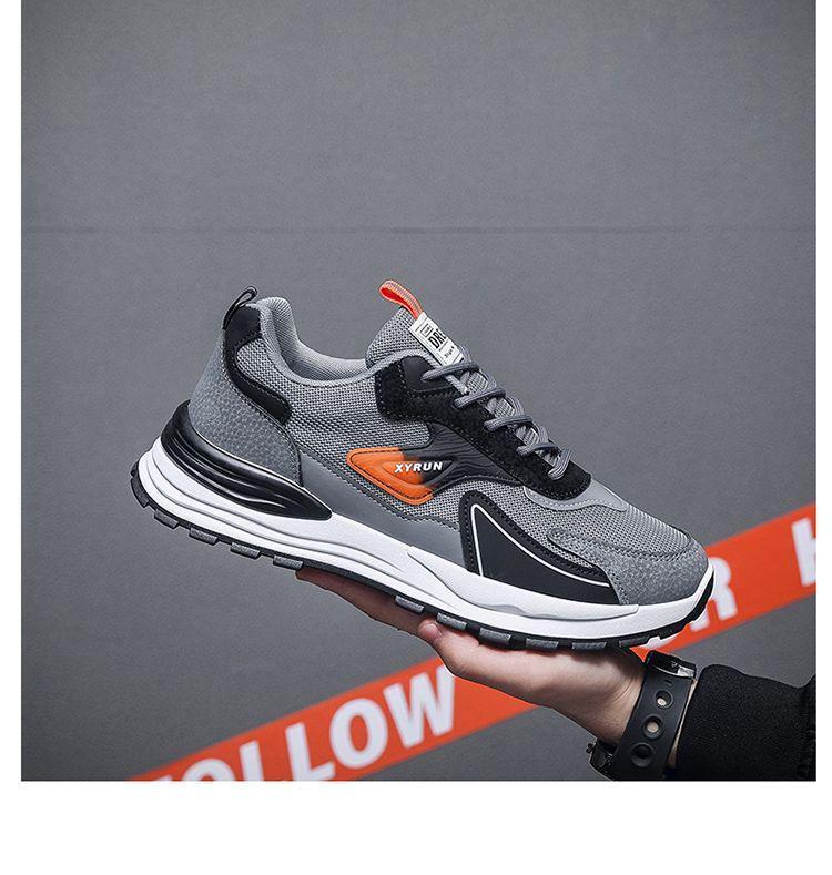 Atmungsaktive Mesh-Laufschuhe für Herren - Trendig, Weiche Sohle für Frühling & Herbst