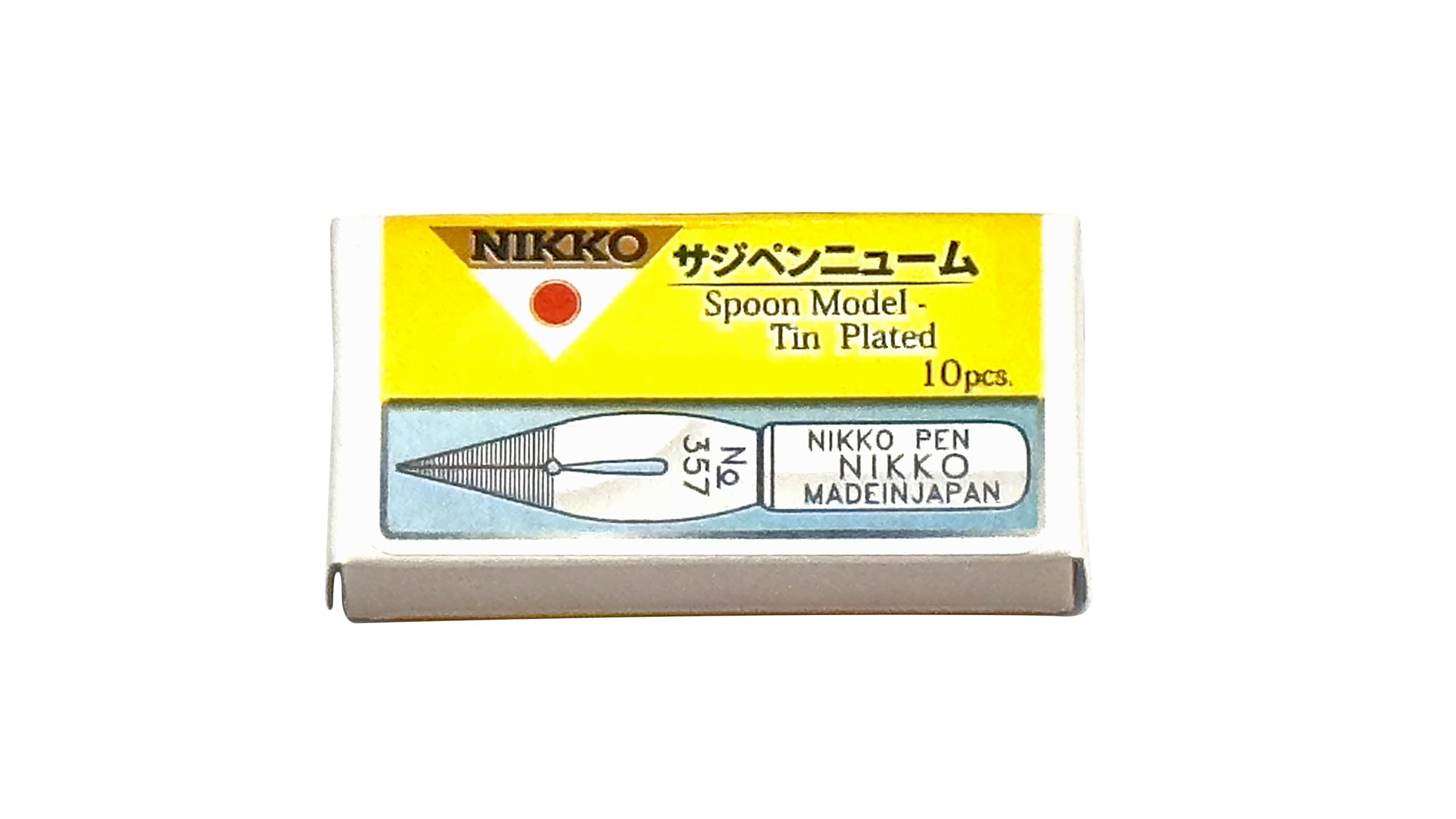 Tachikawa Pin Manufacturing Nikko Pen Nib Black Co., Ltd. N-Sajinium 10-Pack N357N-10 чёрный