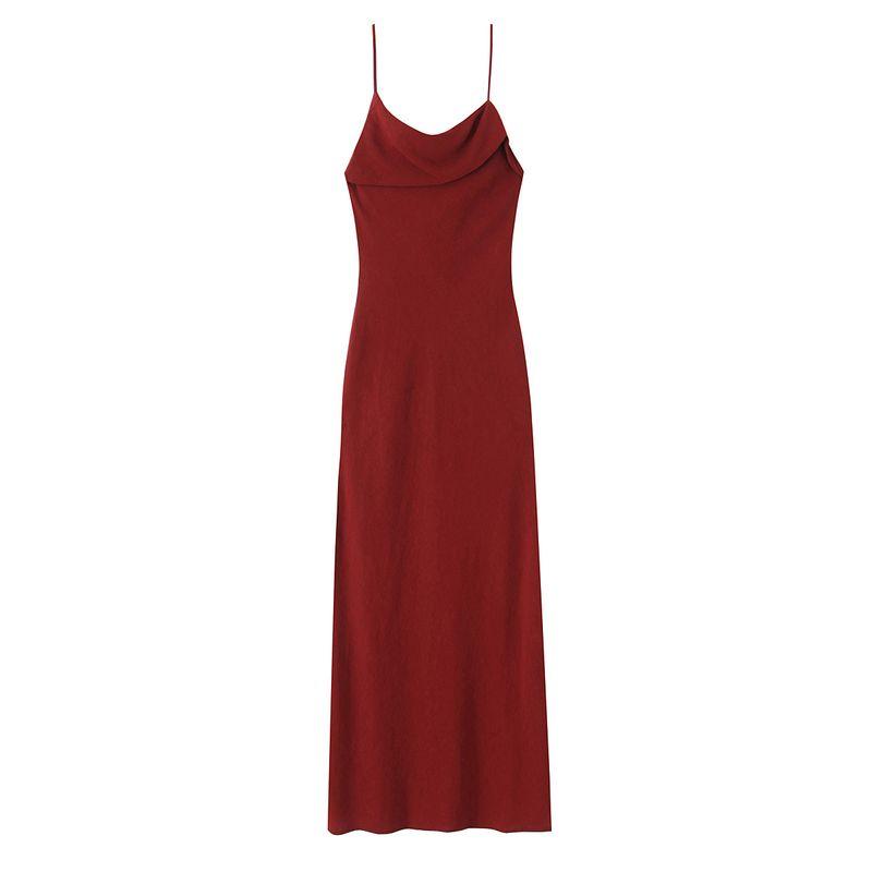 Kaslead New Women clothes Western Style Fashion Blended Midi Underwear Dress 3387730 300
