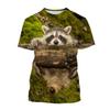 Animal 3D Print T-Shirts Men Women Casual Fashion Streetwear Oversized Short Sleeve T Shirt Kids Tees Tops Man Clothing