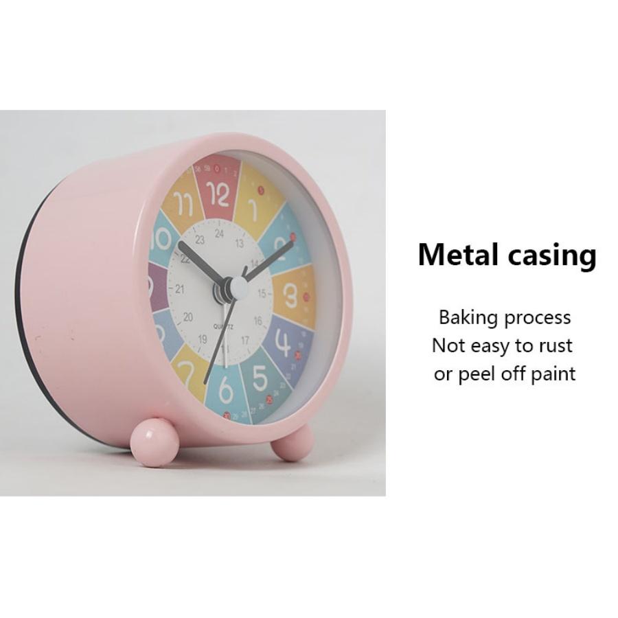 Early Learning Desktop Alarm Clock Wake Up Alarm Clock Living Room Bedroom Silent Desktop Clock Desktop Clock
