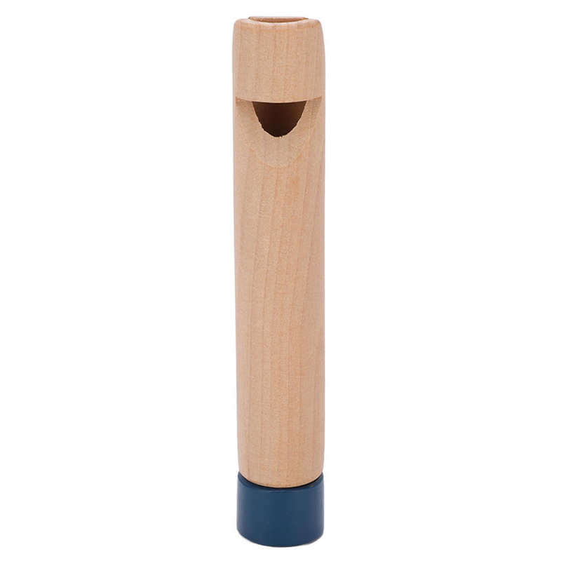 Wood Slide Whistle Water Based Paint Wooden Push Pull Flute for Vocal Training