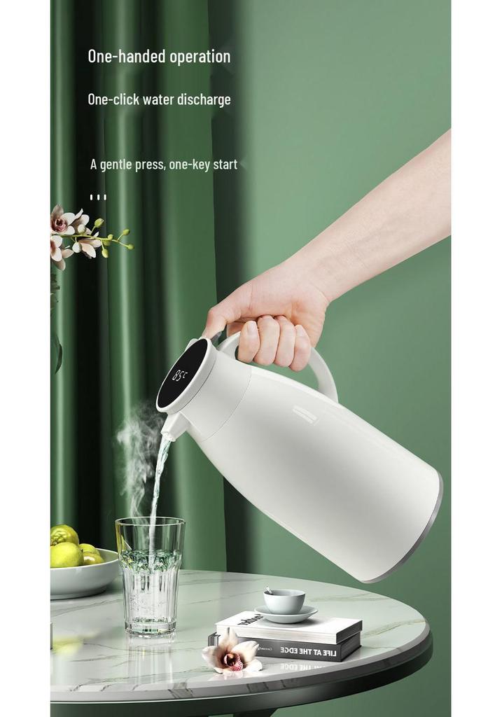2026 Smart Temperature-Control Kettle: Large Capacity, Insulated, Temperature Display, Hot Water Bottle for Home Use.