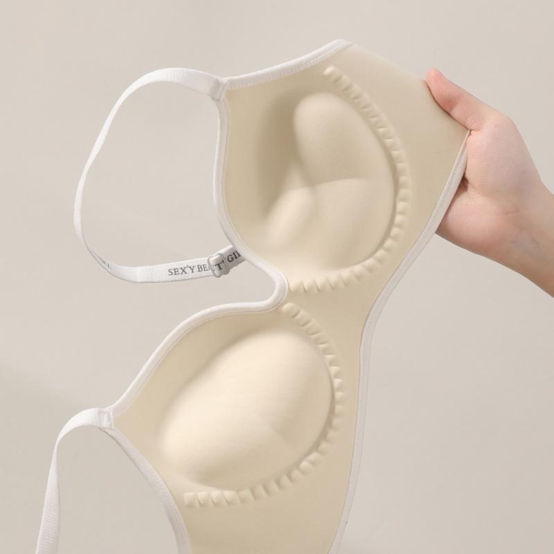 Women's Thickened Push-Up Bra Anti-Sagging Comfort Underwear Small Chest Sexy Backless Gather Bralette No Trace Padded Lingerie