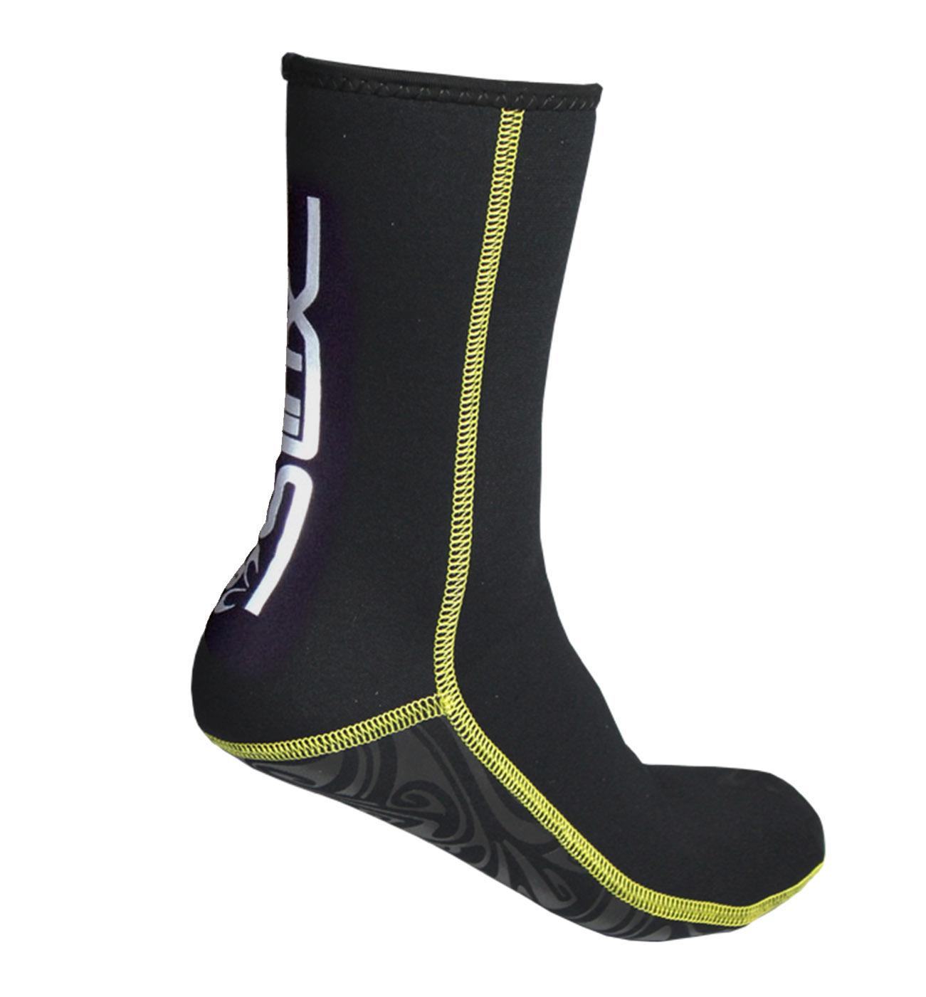SLINX 3mm Super Elastic Non-Slip Diving Socks - Anti-Abrasion, Cold-Proof, and Enlarged for Comfort. S (38-39)