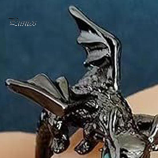 Dragon Crochet Tension Rings Adjustable Crocheting Rings with Metal Spiral Stitch Markers Dragon Yarn Holder Ring with Storage Box for Knitting