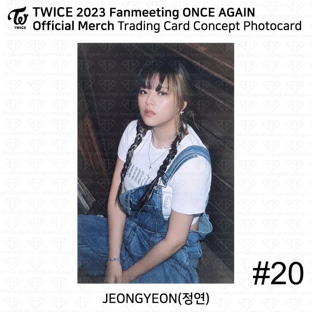 Twice 8. Jahrestag ONCE AGAIN Fanmeeting Pop-up MD Sammelkarte Fotokarte