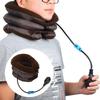 Inflatable Cervical Vertebra Tractor Protector Neck Brace Support Fixation Traction InstrumentCoffee