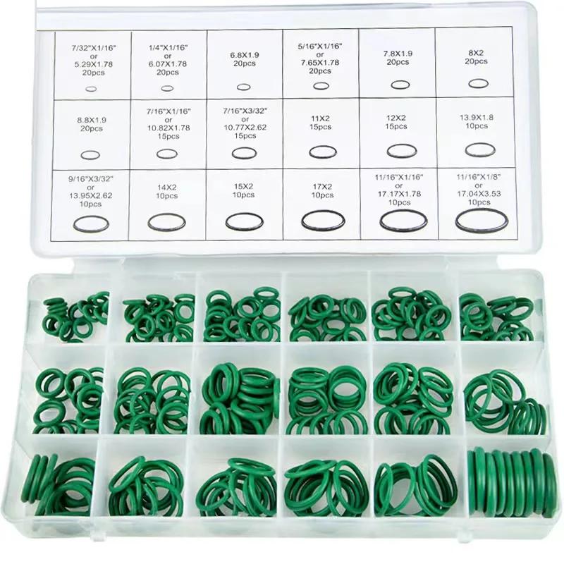 

270 шт. ремонтные уплотнительные кольца резиновые уплотнительные кольца компрессор уплотнительное кольцо автомобильный комплект аксессуары для кондиционера силиконовая прокладка