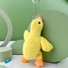 Internet Celebrity Big Goose Plush Keychain – Cute Cartoon White Goose Pendant Doll