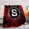 Sparta Prague Football Emblem,pattern Flannel Blanket, High quality Comfortable for All Seasons, Home Decor, Warmth and Comfort, Perfect for Gifts.