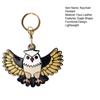 Keychain Pendant Cartoon Eagle Shape Key Holder Imitation Leather Access Control Card Holder School Bag Protective