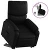 VidaXL Reclining Armchair, Relaxation Chair with Adjustable Backrest and Footrest, Living Room Lounge Seat, Black 3204886
