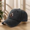 Trendy Versatile Fashion Horse Head Print Washed Vintage Soft Top Sunshade Baseball Cap Unisex Baseball Cap