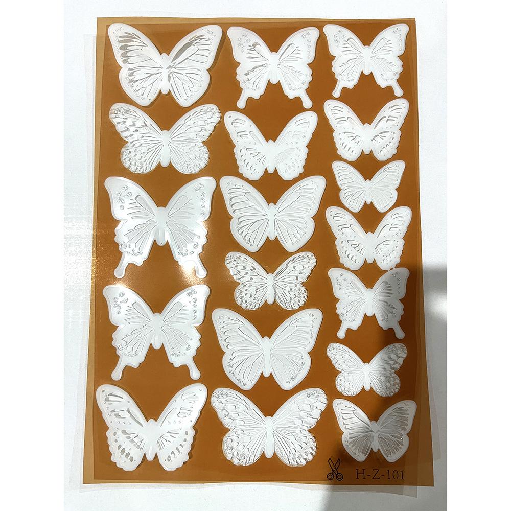 

3D Butterfly Wall Stickers with Double-Sided Tape for Bedroom & Living Room