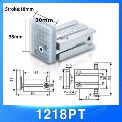 Pneumatic Gripper Cylinder 1205PT 1210PT 1218PT Precision Fixture Micro Switch Manipulator Holding Fixture Cylinder
