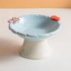 Ceramic Pet Food Water Bowl Cute Pet Food Dispenser Multifunction Elevated Cat Bowl  Pet Supplies