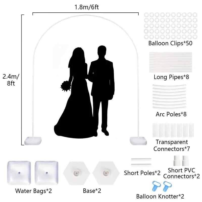 Balloon Arch Kit Balloon Arch Stand with Base for Wedding Baby Shower Birthday Party Supplies Decorations
