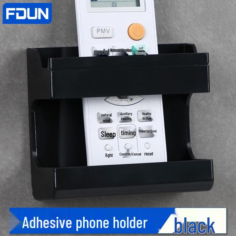 Multi-Functional Adhesive Wall Mount Storage Rack - No-Drill Bedside Organizer