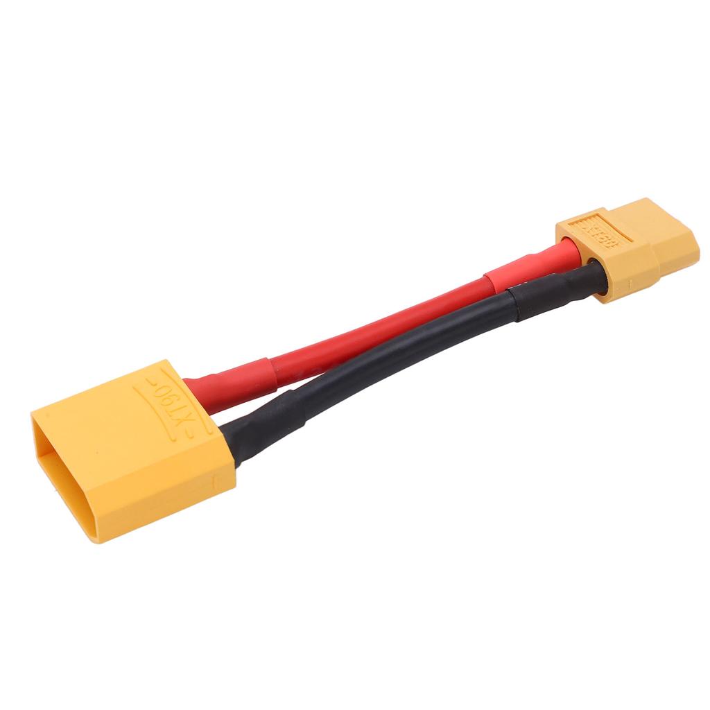 XT60 Female to XT90 Male Connector 12AWG High Bending RC Connector Reusable XT60 Connector for RC Car Model Aircraft Model