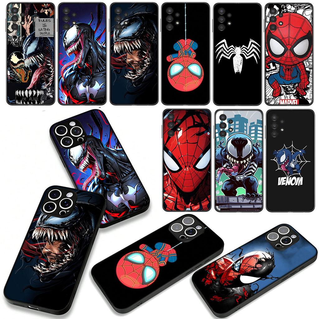 SpiderMan Venom Spider Marvel Man Hülle Handyhülle für Xiaomi Redmi Note 14 12 13 ProPlus A4 A3 Pro Plus 12C 13C 14C 5G