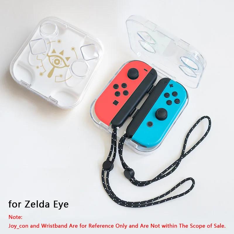 For Nintendo Switch/OLED Joy-con Storage Case Portable Dust-Proof Protective Box PC Transparent Shell with Magnetic Closure