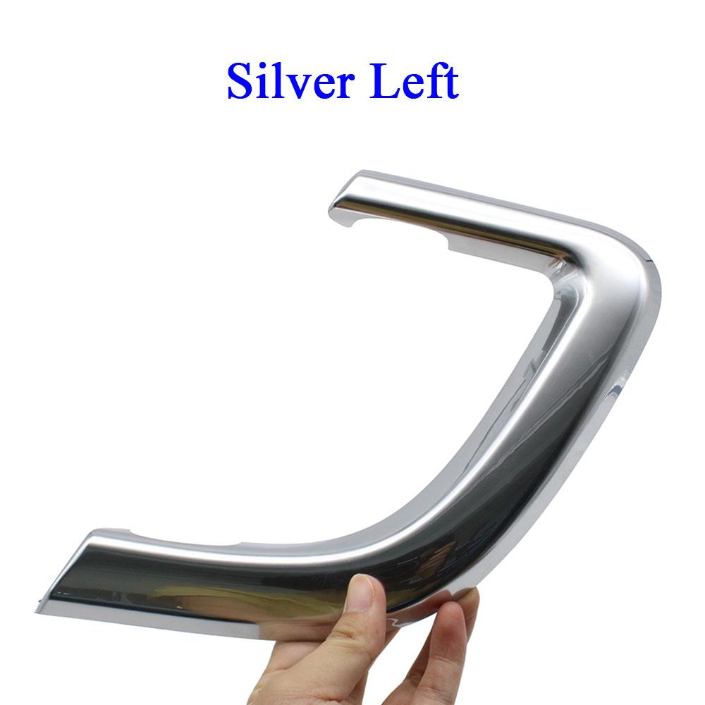 Car Interior Front Rear Black Left Right Door Handle Chromed Puller Cover Trim Replacement For Land Rover Discovery