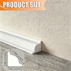 1PC 2m/78.74inch Self-adhesive Decorative Strip Wall Corner Trimming Strip Home Decoration Top Corner Beautiful Edge Line