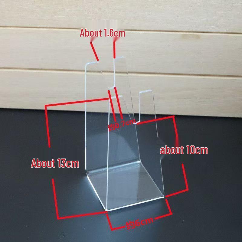 Acrylic Table Tennis Racket Display Stand - Multi-Position Storage Rack