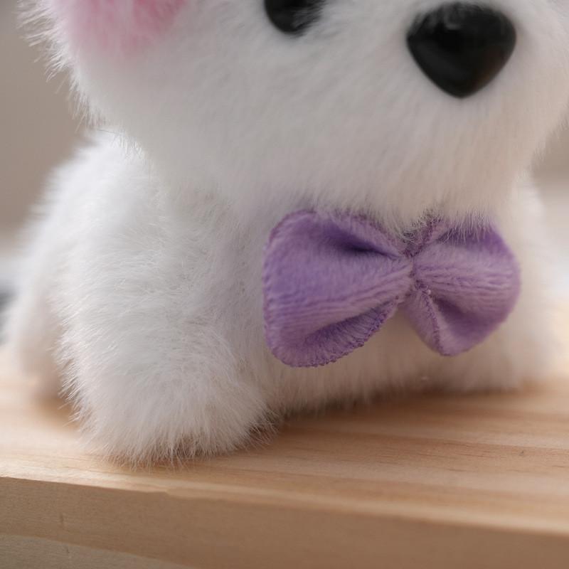 Adorable Plush Dog Keychain Accessory With Soft Pp Cotton And Colorful Ears