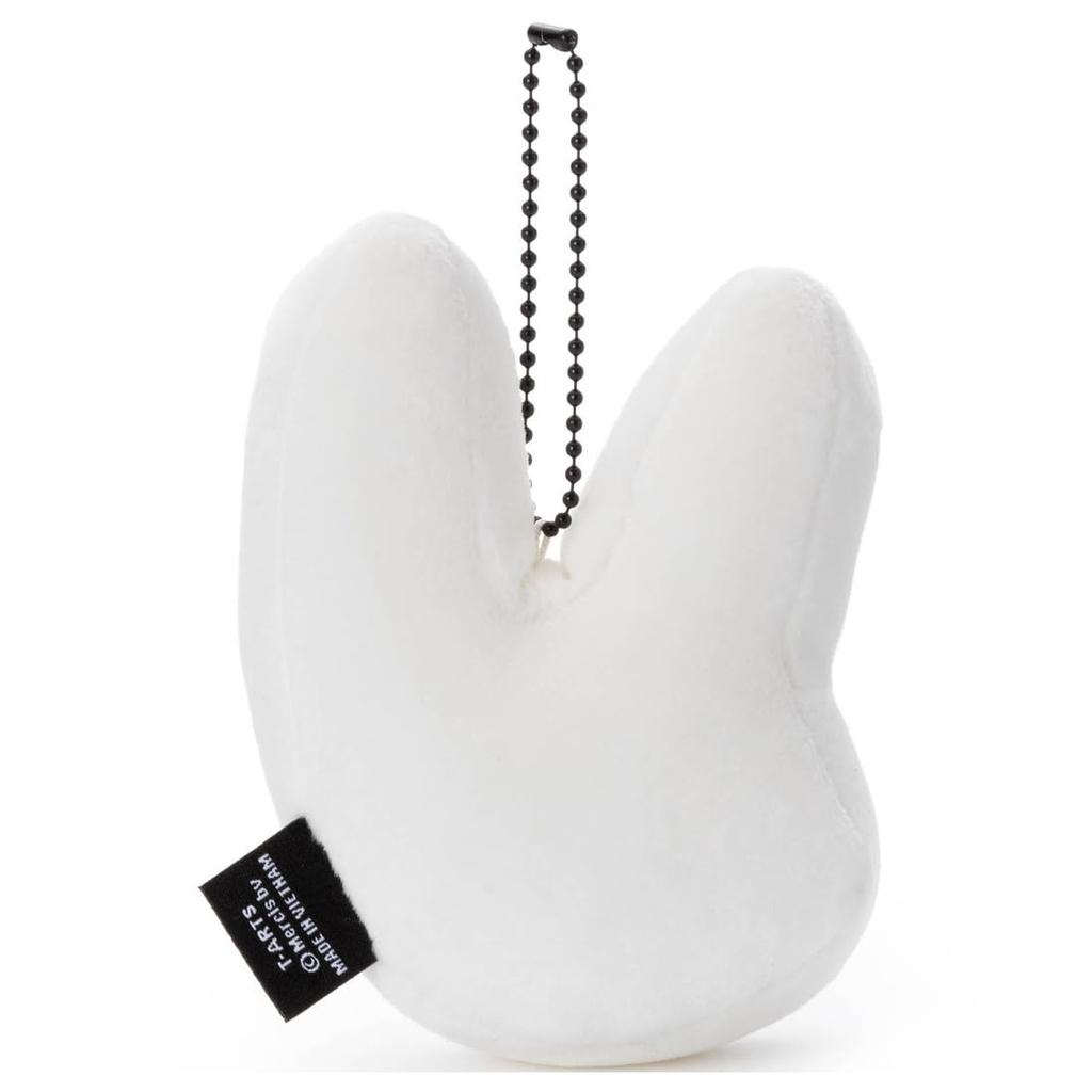 Bruna miffy70th Anniversary Nineche Design Mocchi-Mocchi-Style Face Mascot Mother Plush Toy, Approximately 12cm Tall