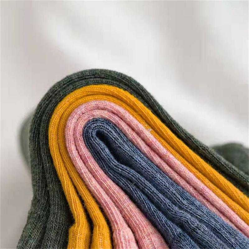 5/10 Pairs Winter Women Socks Bear Breathable Keep Warm Floor Anti-Skid Socks