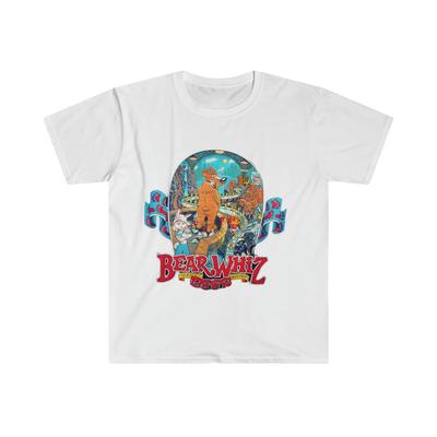 T-shirt in Cotone Morbido Uomo Donna Top. Birra Whiz dell'Orso