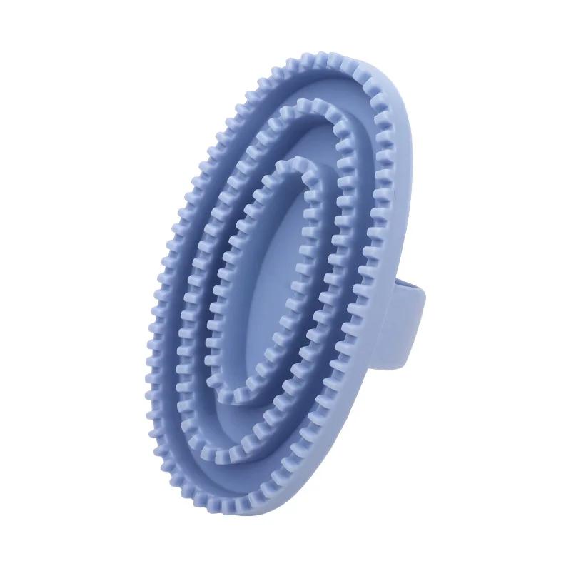 Fashional Puppy Wash Tools Flexible Pets Supplies Massage Rubber Bristles Curry Comb Dog Bath Brush Cat Massage Comb