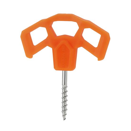 Outdoor Screw Spike Stainless Steel Tent Nail Luminous Pegs Hiking Camping Ground Pin Camping Travel Equipment Accessories