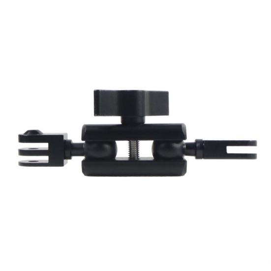 Camera Mount Clamp 360-degree Swivel 17mm Ball Head Magic Arm with Clamp Camera Adapter Clip with 1/4" Thread for GoPro Camera