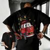 202526 Summer Disney Cars Lightning McQueen Cartoon Pattern 100 Cotton Printed Tshirt Comfortable Breathable Mens Clothing