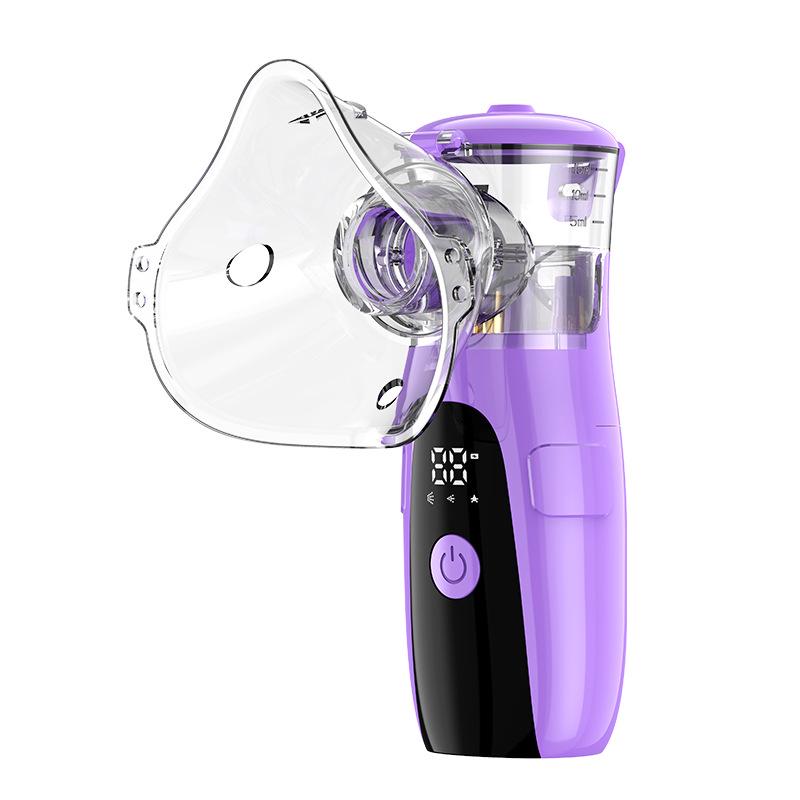 Children's Ultrasonic Silent Nebulizer LED Display Portable USB Rechargeable
