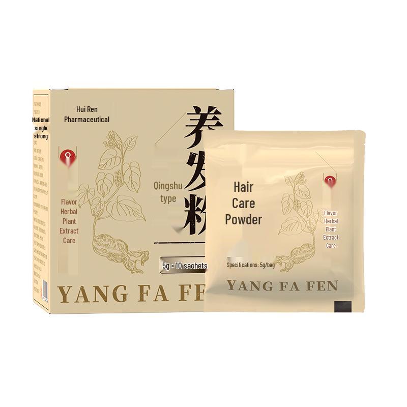 Yifu Pflanzenhaarwaschpulver: Seifenbeere & He Shou Wu Shampoo-Alternative beige