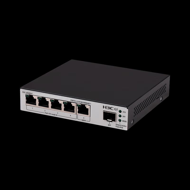 

H3C US206-P 6-Port Managed PoE Gigabit Switch