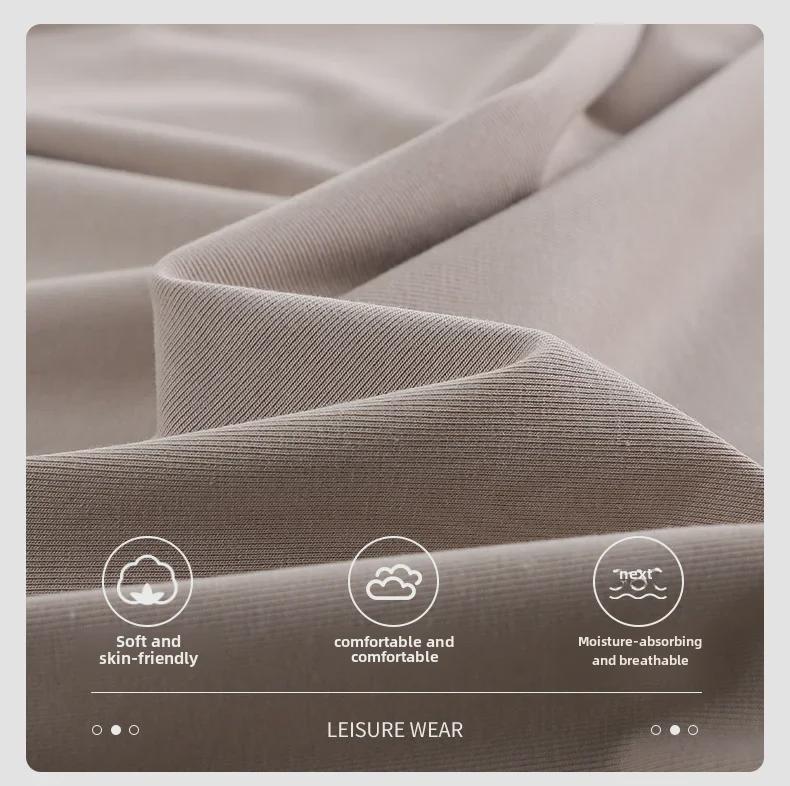 Men's Cotton Pajamas Set - Long-Sleeved, Youthful Design for All Seasons