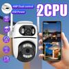 ICSee Dual-Lens 8MP HD Wireless Camera: 360° TPZ, Full Color, Waterproof for Indoor/Outdoor Use