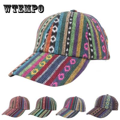 Bohemian Style Baseball Cap, Vintage Ethnic-Style Outdoor Baseball Cap with Sun Protection