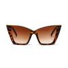 Comfortable Mirror Cat Eye Sunglasses Women Men Square Trendy Big Frame Designer Eyewear Oculos De Sol
