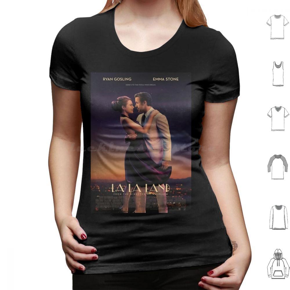 La La Land Movie T Shirt 6xl Cotton Cool Tee Movie Drama Love Romance La La Land Stone Ryan Gosling Film Musical La Movies