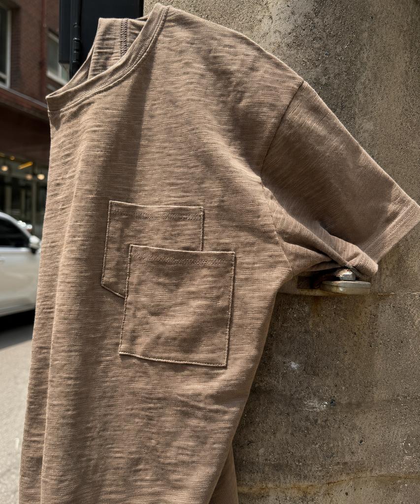 Kai Layered Pocket Slub T-Shirts