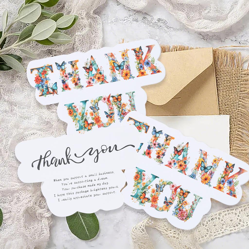 50 Adet Yabani Çiçek Kelebek Teşekkür Kartları 1. Doğum Günü Partisi Süslemeleri Çocuk Yetişkin Hediyelikler Düğün Bebek Partisi Malzemeleri